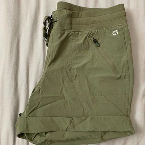 GapFit Hiking Shorts in Olive Green